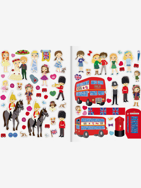 ELLA & MAX KATE & LONDÝN – Město plné samolepek