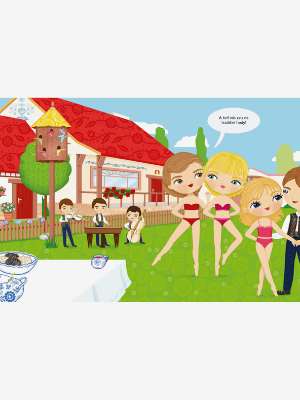 ELLA & MAX Šaty pro NATÁLKU ─ Kniha samolepek