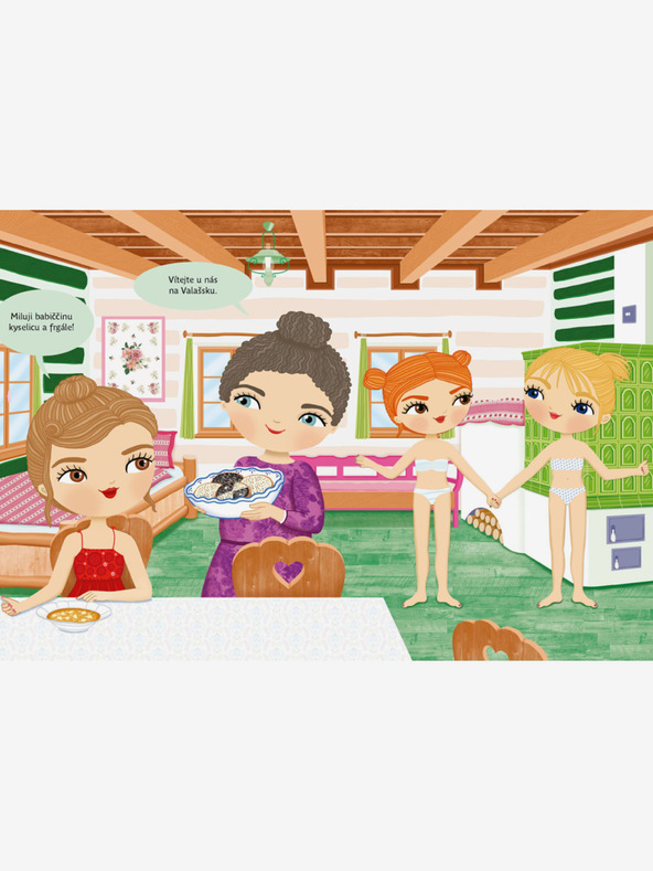 ELLA & MAX Šaty pro NATÁLKU ─ Kniha samolepek