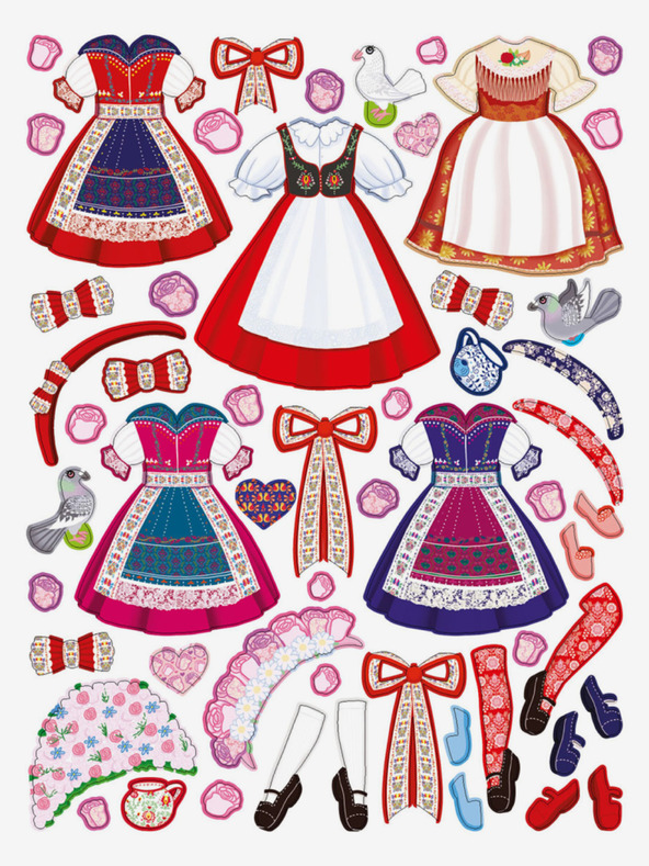 ELLA & MAX Šaty pro NATÁLKU ─ Kniha samolepek