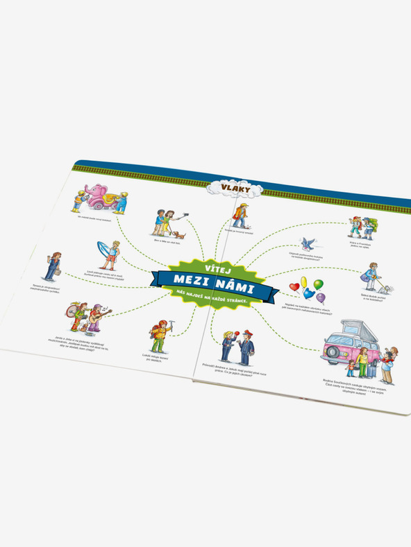 ELLA & MAX Velká knížka VLAKY pro malé vypravěče