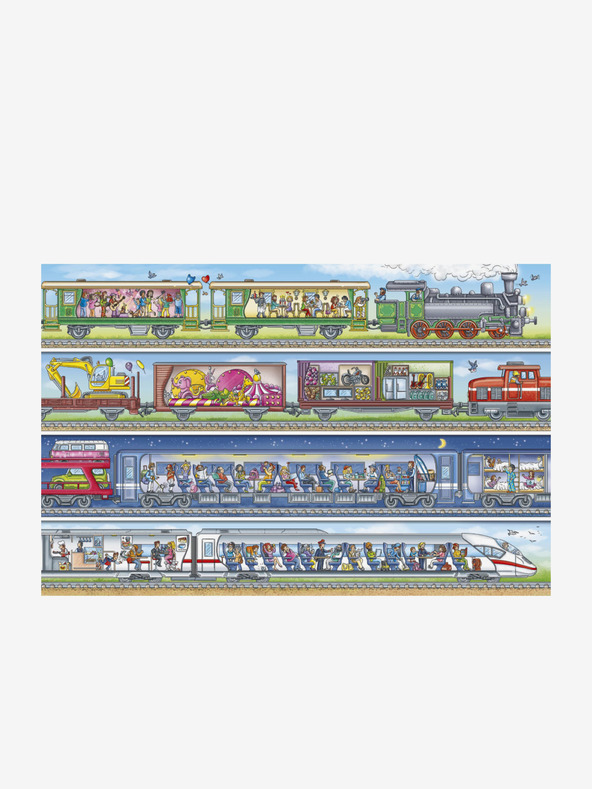 ELLA & MAX Velká knížka VLAKY pro malé vypravěče