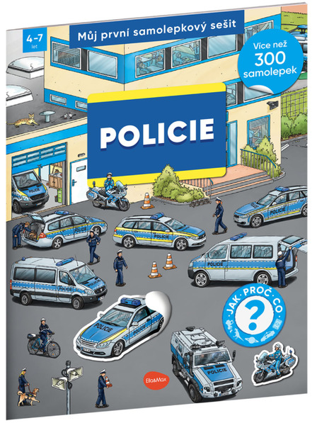 ELLA & MAX Můj první samolepkový sešit – POLICIE