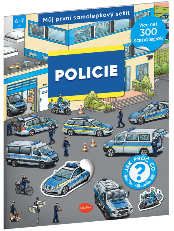 ELLA & MAX Můj první samolepkový sešit – POLICIE