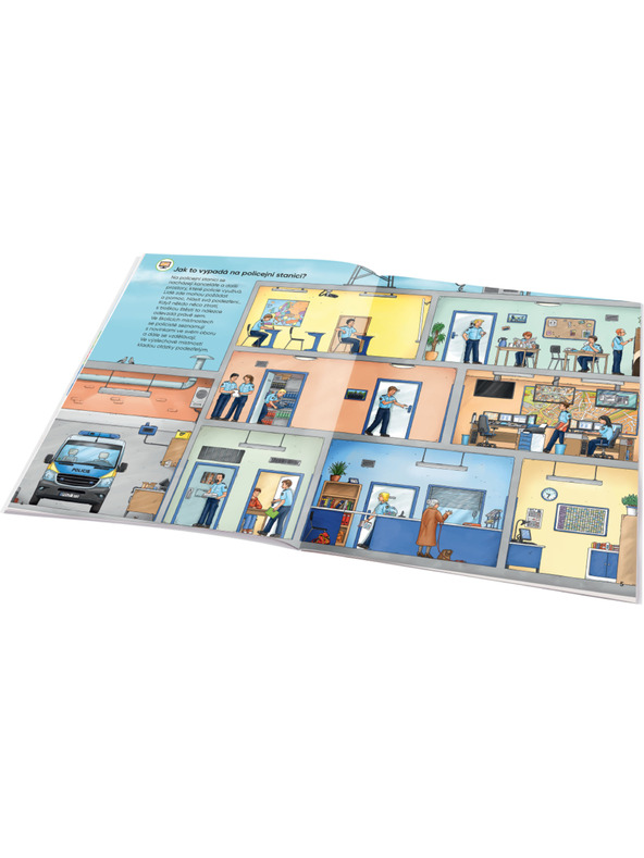 ELLA & MAX Můj první samolepkový sešit – POLICIE