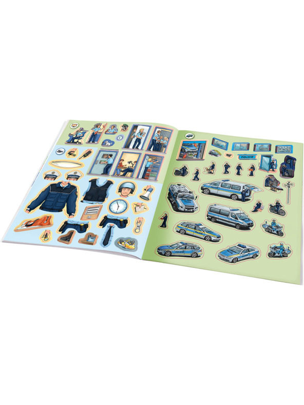 ELLA & MAX Můj první samolepkový sešit – POLICIE