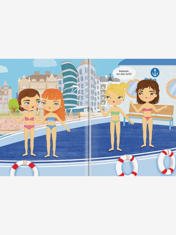 ELLA & MAX Šaty pro ANIČKU ─ Kniha samolepek