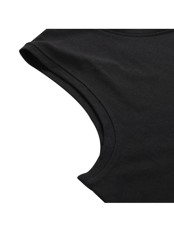 ALPINE PRO Pánské rychleschnoucí tílko ALPINE PRO QARET black