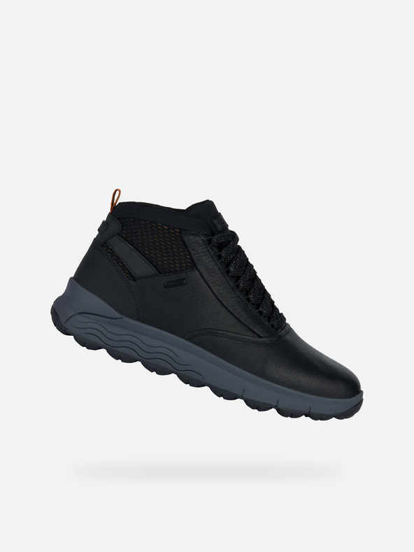 Geox Černé pánské tenisky Geox Spherica 4X4 B Abx