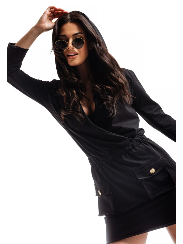 Edoti Černé dámské šaty Edoti