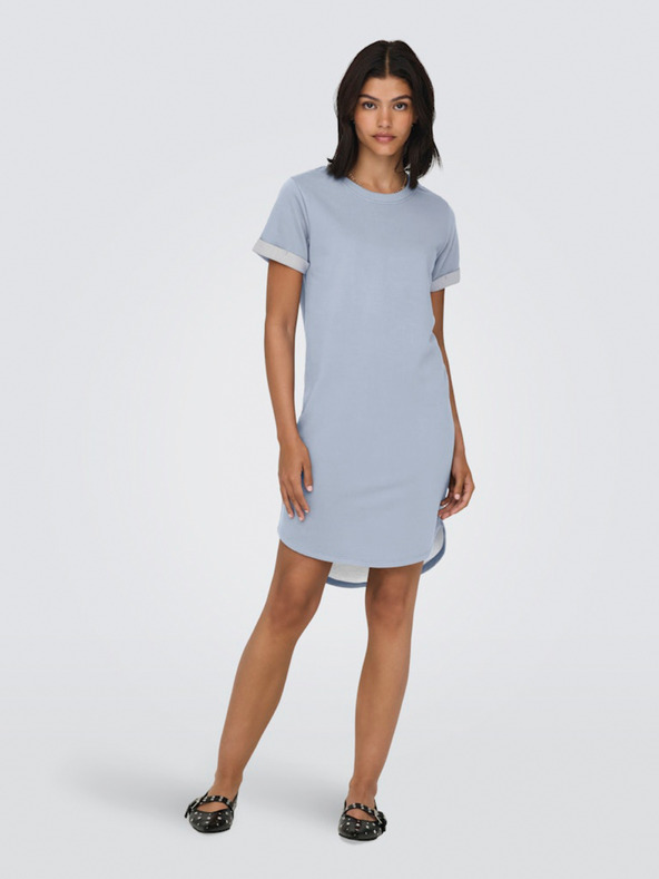 Jacqueline de Yong Světle modré dámské šaty JDY