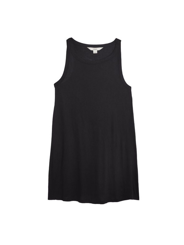 Marks & Spencer Žerzejové splývavé mini šaty s vykrojenými zády Marks & Spencer černá