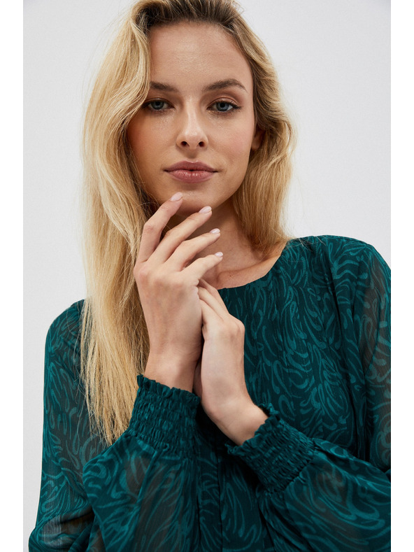 Moodo Zelené dámské šaty Moodo