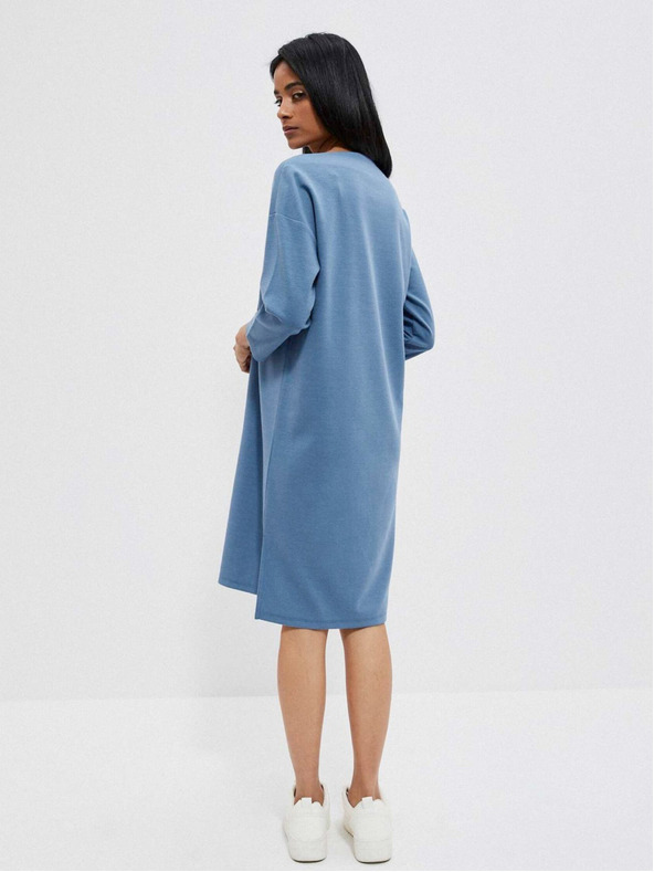 Moodo Modré dámské šaty Moodo