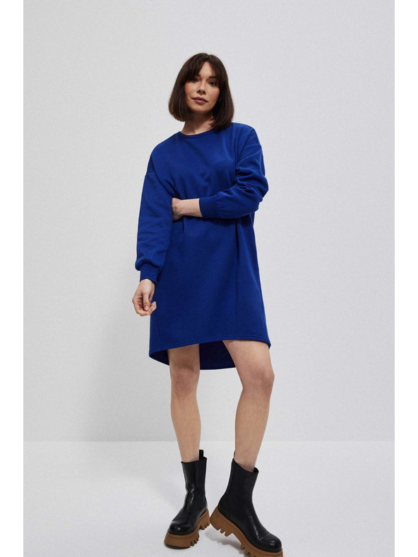 Moodo Modré dámské šaty Moodo