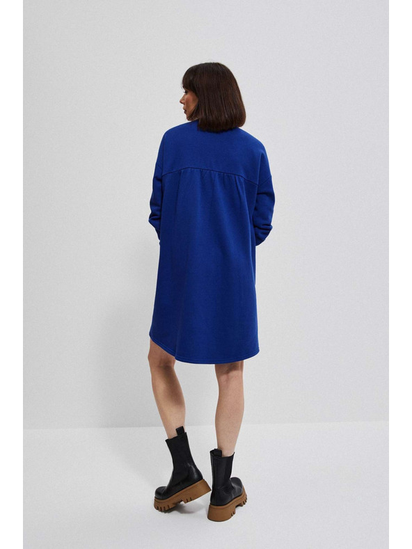Moodo Modré dámské šaty Moodo