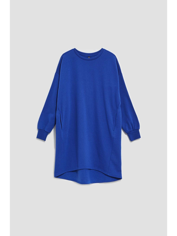 Moodo Modré dámské šaty Moodo