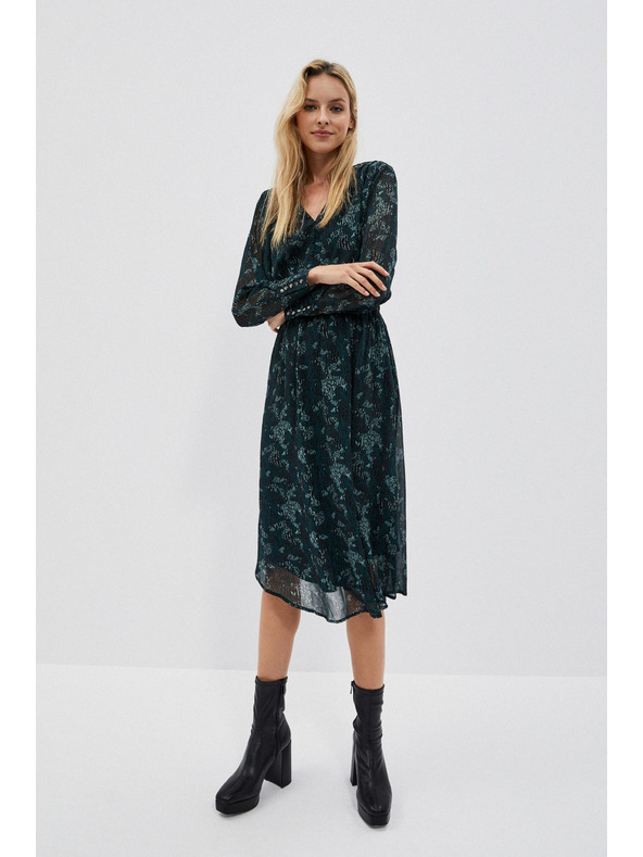 Moodo Zelené dámské šaty Moodo