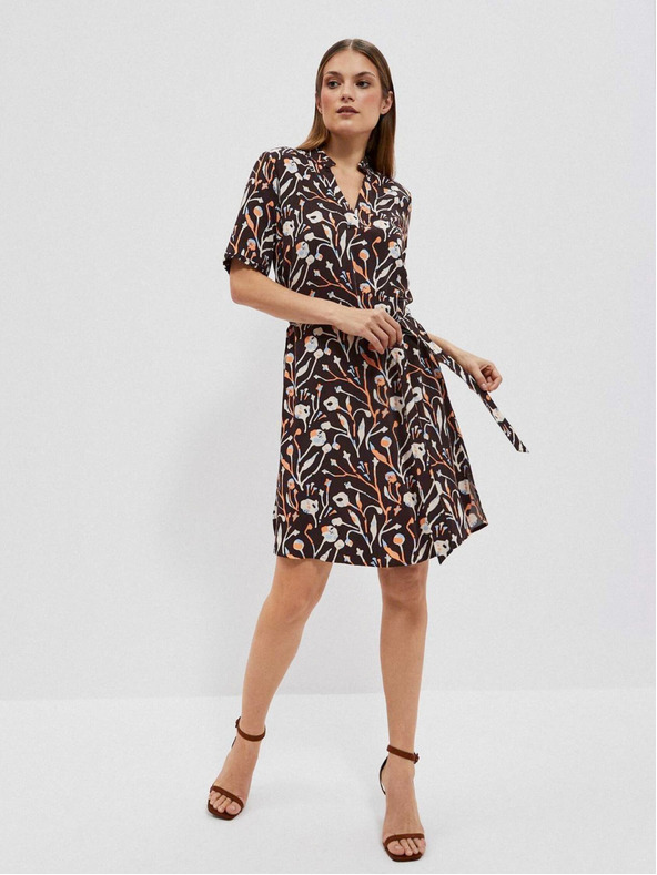 Moodo Vzorované dámské šaty MOODO