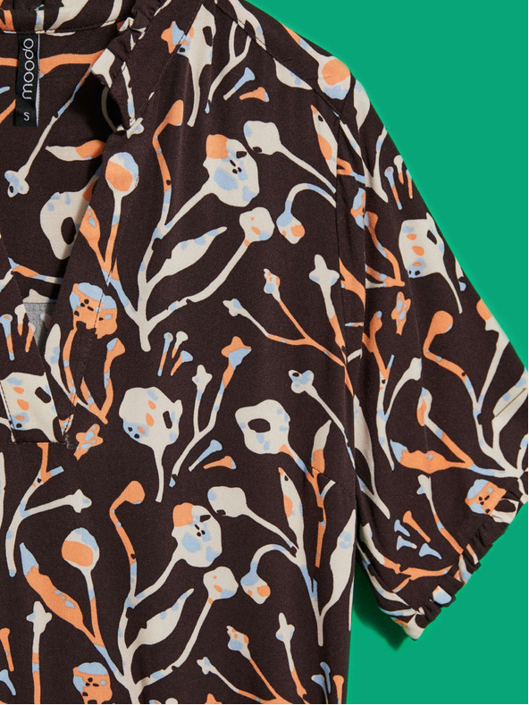 Moodo Vzorované dámské šaty MOODO