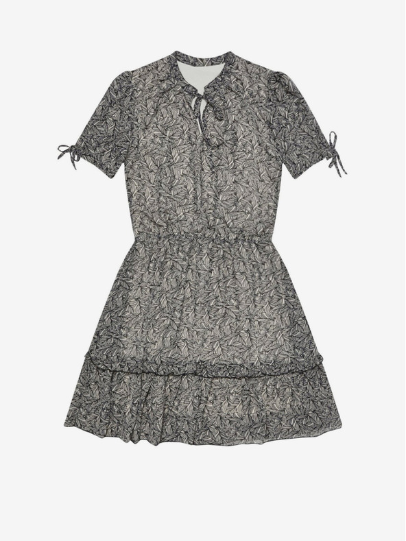 Moodo Černé dámské vzorované šaty Moodo