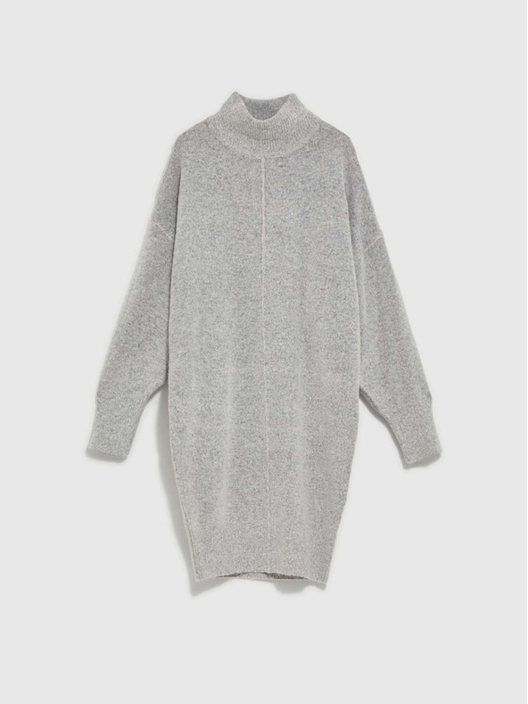 Moodo Světle šedé dámské šaty Moodo