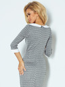 numoco Šaty s límcem - šedá Numoco