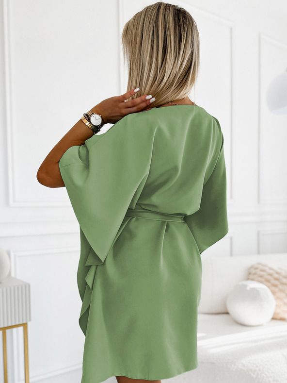 numoco Motýlí šaty se zavazováním v pase Numoco SOFIA