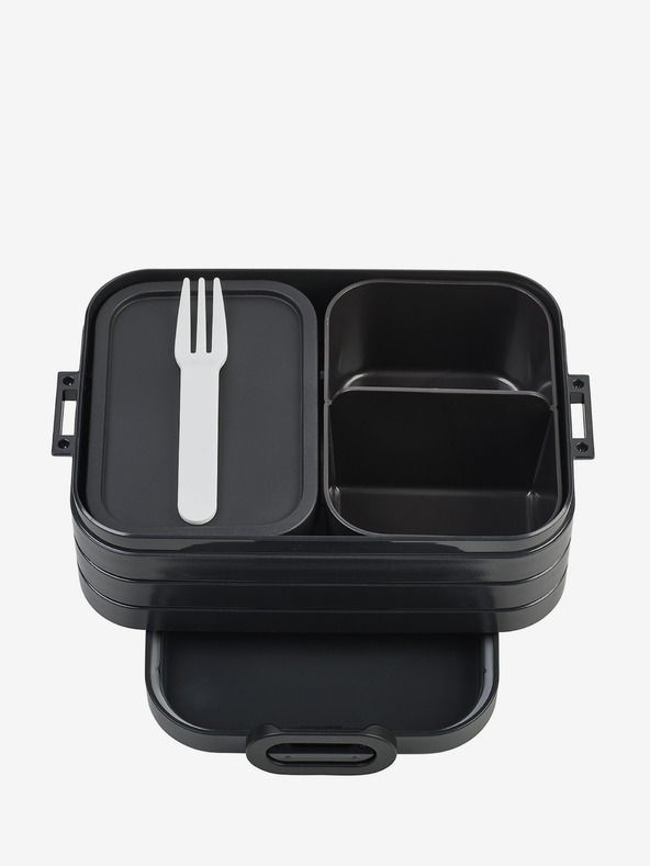 Mepal Černý jídelní box Mepal Bento Midi