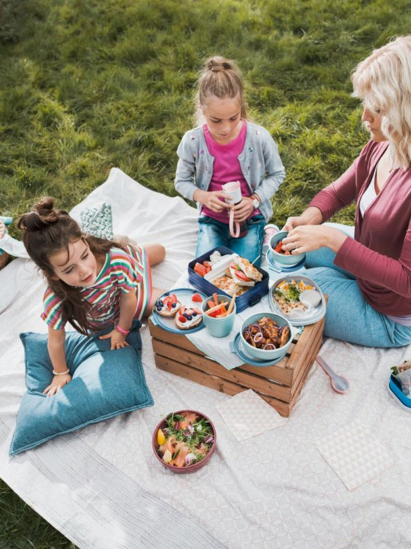 Mepal Černý jídelní box Mepal Bento Midi