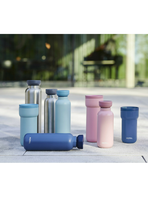 Mepal Růžová nerezová termo lahev Mepal Ellipse Nordic Pink (500 ml)
