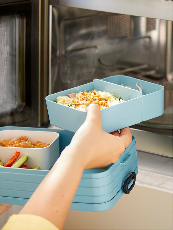 Mepal Černý jídelní box Mepal Bento (1500 ml)