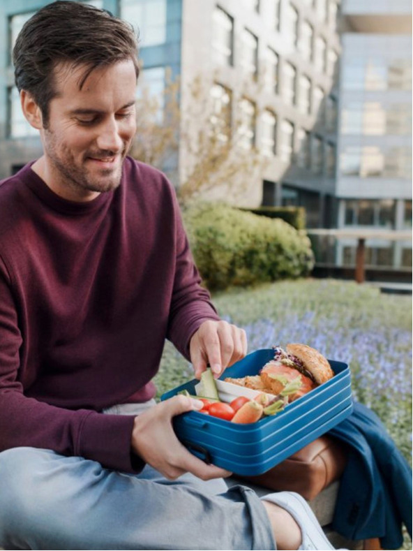 Mepal Tmavě růžový jídelní box Mepal Bento