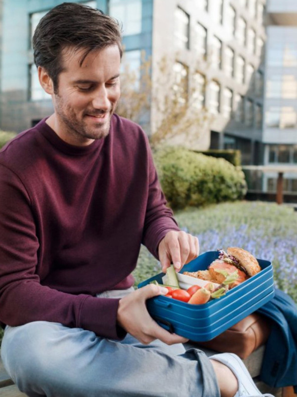 Mepal Světle zelený jídelní box Mepal Bento (1500 ml)