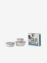 Mepal Set bílých misek Mepal Cirqula Nordic White (3ks)
