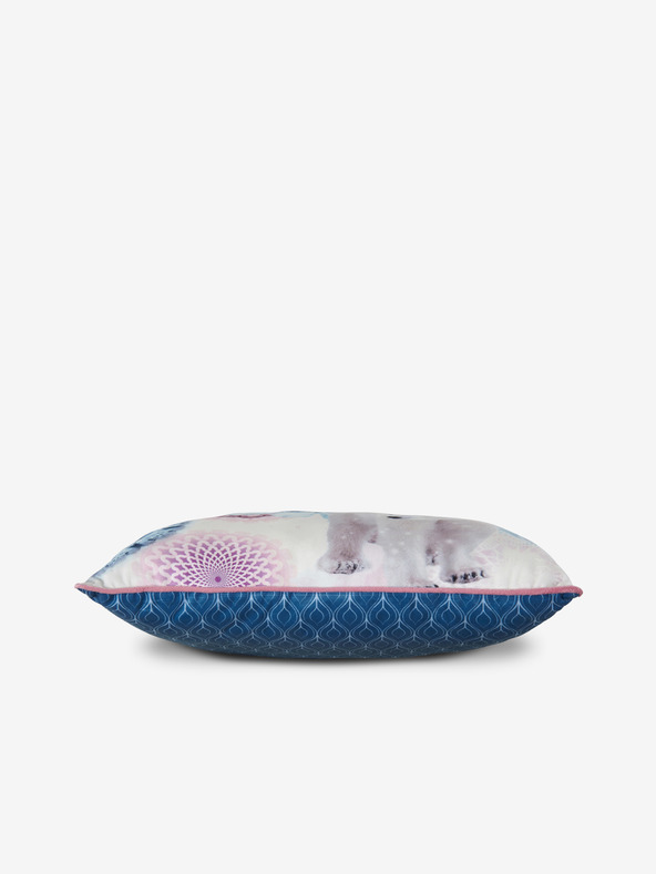 Hip Bedding 48 cm - Modrý vzorovaný oboustranný polštář Home Hip Kodiak