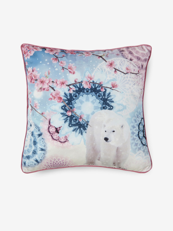 Hip Bedding 48 cm - Modrý vzorovaný oboustranný polštář Home Hip Kodiak