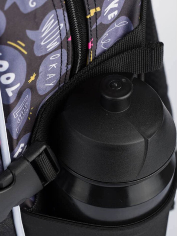 BAAGL  Černý Školní batoh Cubic Tenisky Baagl