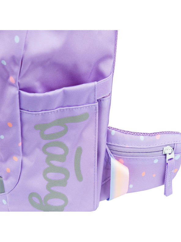 BAAGL  Fialový Školní batoh Airy Mazlíčci Baagl