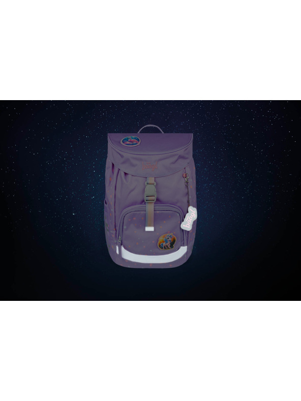 BAAGL  Fialový Školní batoh Airy Mazlíčci Baagl