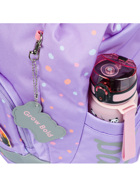 BAAGL  Fialový Školní batoh Airy Mazlíčci Baagl