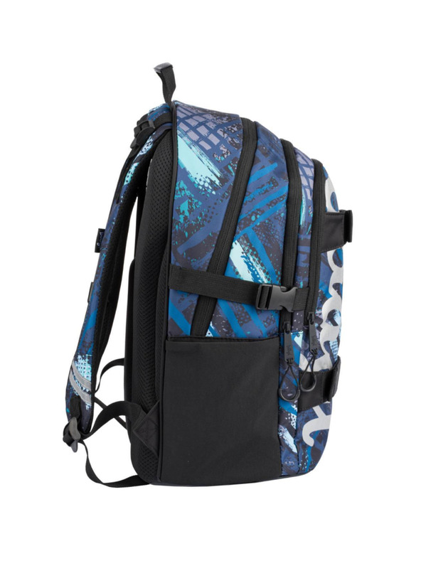 BAAGL  Modrý Školní batoh Skate Struktury Baagl