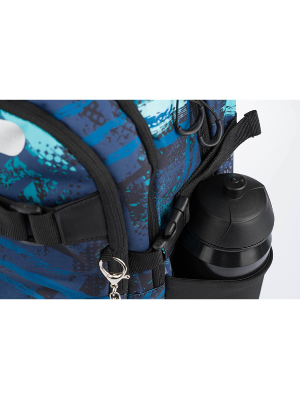 BAAGL  Modrý Školní batoh Skate Struktury Baagl