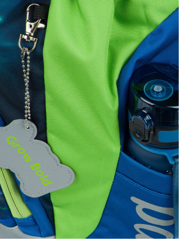 BAAGL  Modrý Školní batoh Airy Fotbal Míč Baagl