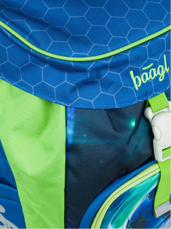 BAAGL  Modrý Školní batoh Airy Fotbal Míč Baagl