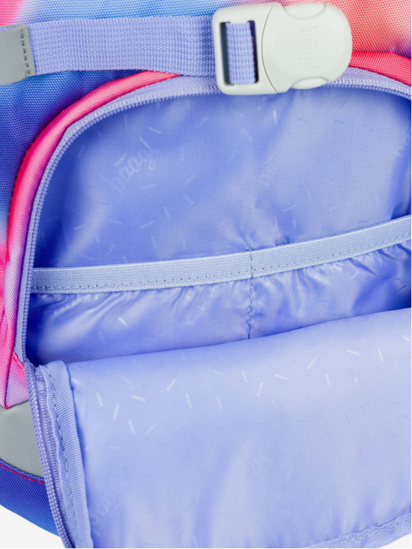 BAAGL  Červený Školní batoh Airy Hippie Baagl