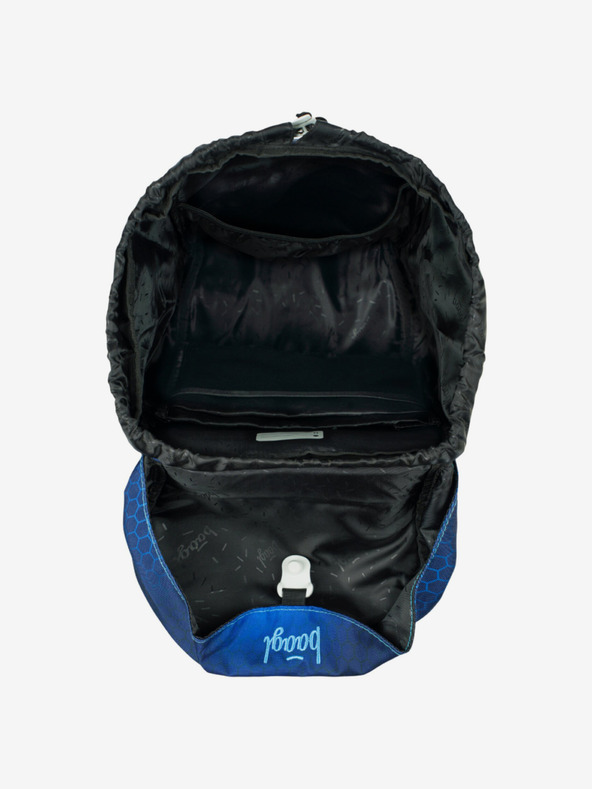 BAAGL  Modrý Školní batoh Airy Motorka Baagl