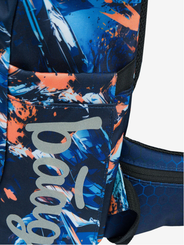 BAAGL  Modrý Školní batoh Airy Motorka Baagl