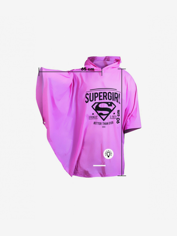 BAAGL  Školní batoh s pončem Supergirl – STAY CALM