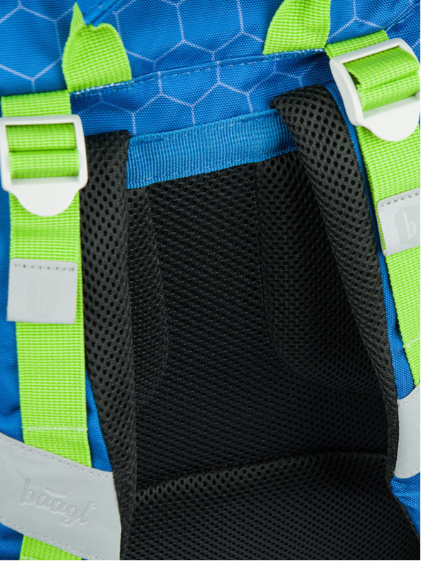 BAAGL  Modrý 3 SET Airy Fotbal Míč: batoh, penál, sáček Baagl